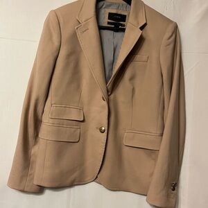 J. Crew Beige Blazer with Gold Buttons